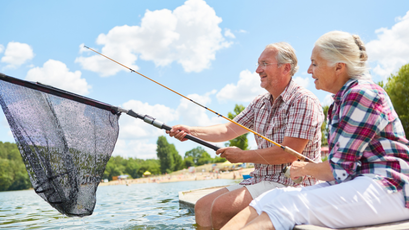 100 Questions to Ask the Elderly Building Connections - couple fishing