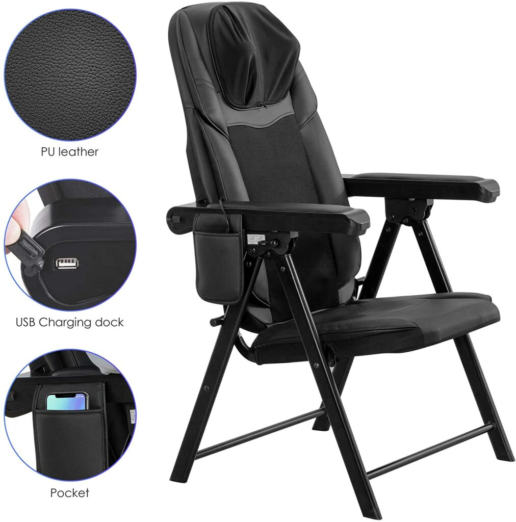Best Back Massagers for Chairs - Comfier Portable Folding Massage Chair