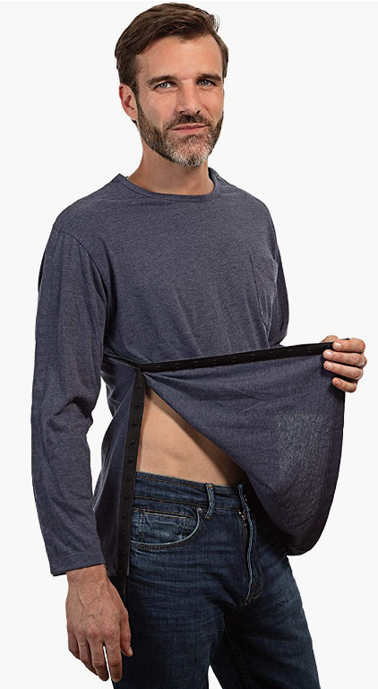Best Men's Chemotherapy Shirts -For A Comfortable Experience - MAI Post Shoulder Surgery Shirts

