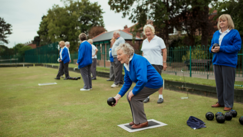 Sports for Seniors - Lawn bowling