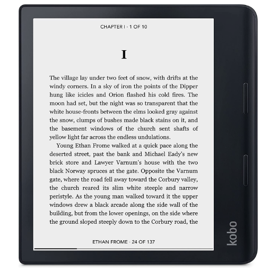 Best Rated e-Readers for Book Lovers - Kobo Sage
