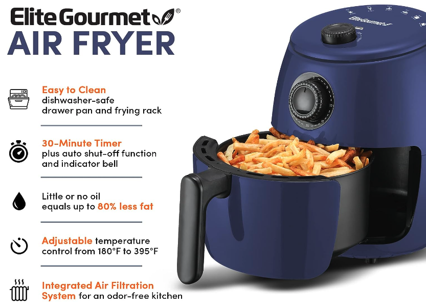 5 Best Small Air Fryers - Elite Gourmet