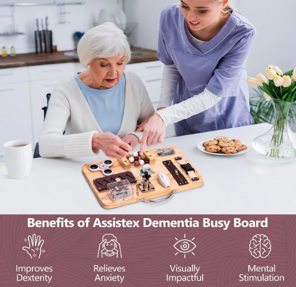 Best Fidget Blanket For Dementia And Alzheimer's - Assistex Board