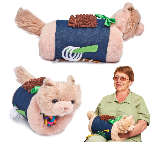 Best Fidget Blanket For Dementia And Alzheimer's - Muff Cat