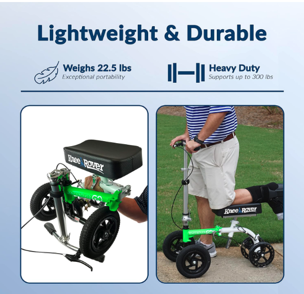 Best Knee Scooter for Elderly - KneeRover GO Hybrid
