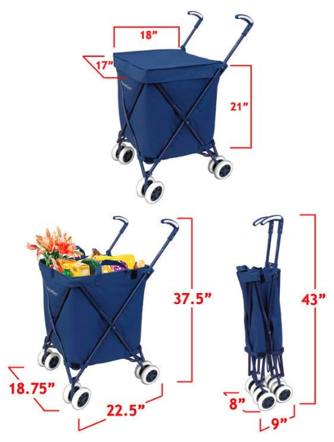 The Best Folding Shopping Carts With Wheels