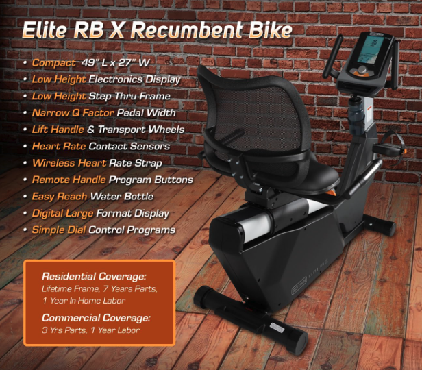 5 Best Recumbent Exercise Bikes - 3G Cardio Elite Commercial Grade