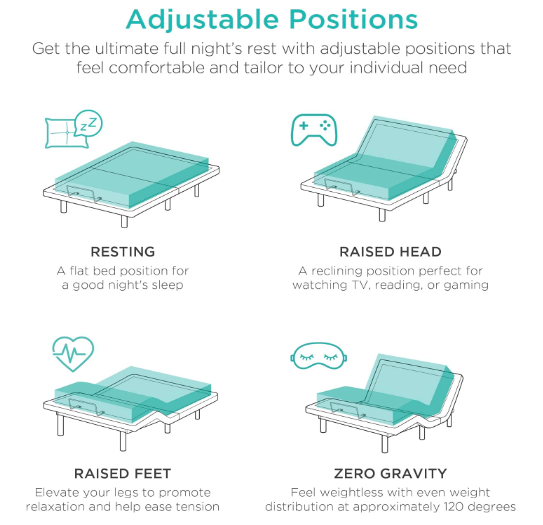 Best Adjustable Beds for Seniors - Ergonomic Queen by Best Products