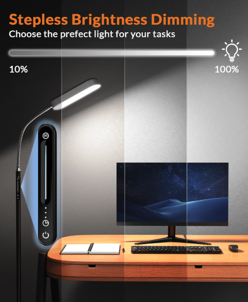 LEPOWER Floor Lamp - Brightness Dimming