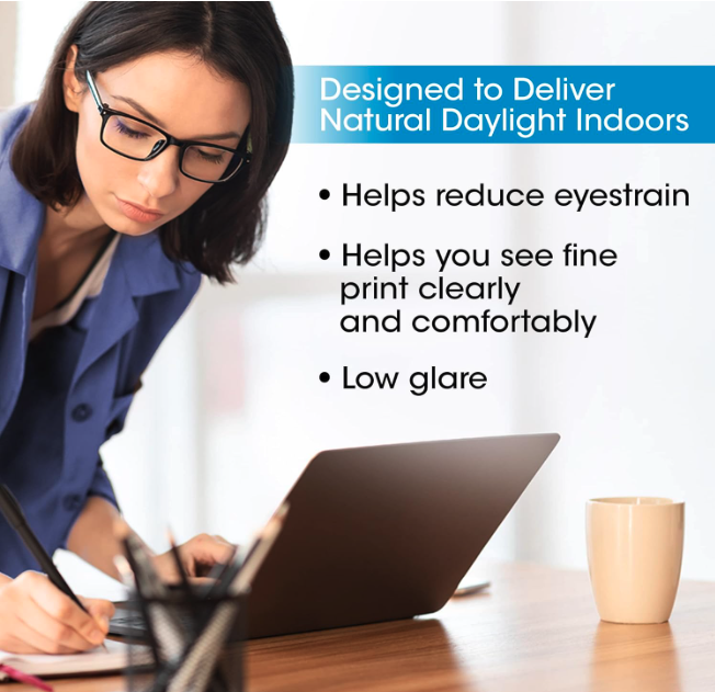 OttLite Standing Floor Lamp - Natural Light Simulation