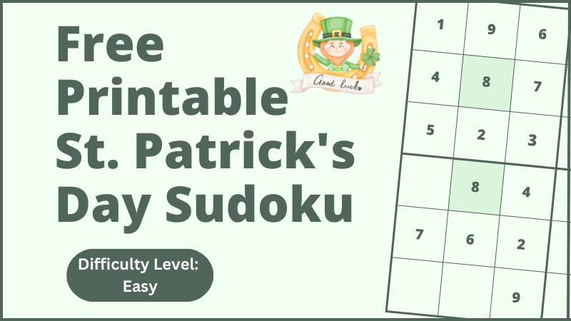 St. Pat Sudoku Feature