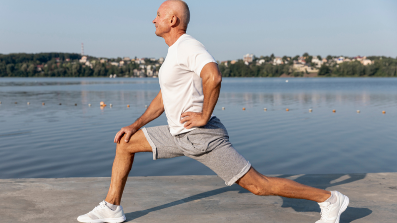 The Importance of Stretching for Seniors - Static Stretch