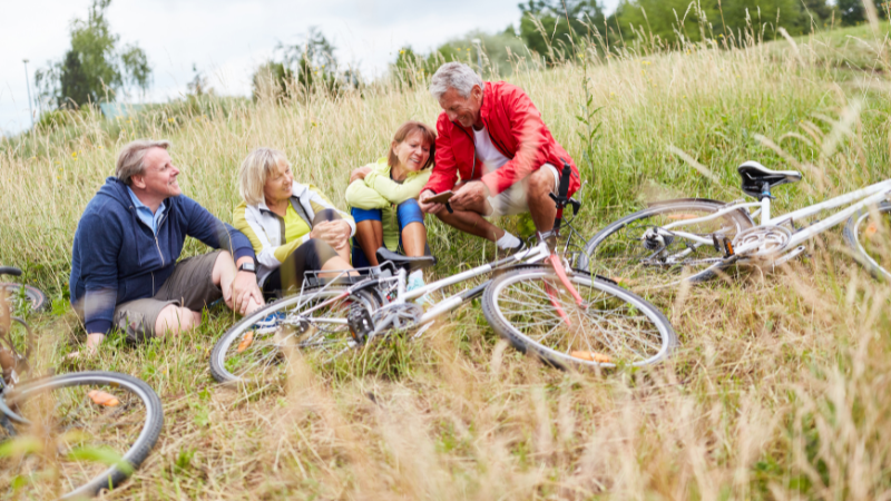 Bicycles and Seniors - Bike group