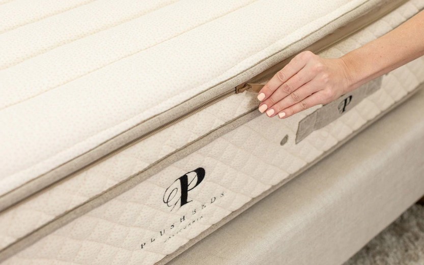 Best Mattresses For Seniors - Layla-Hybrid-Mattress-Copper-Infused - The Botanical Bliss by PlushBeds
