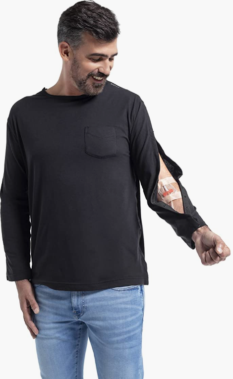 Best Men's Chemotherapy Shirts -For A Comfortable Experience - MAI Post Shoulder Surgery Shirts

