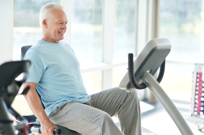 Types Of Cardio For Seniors - recumbent exercise bike