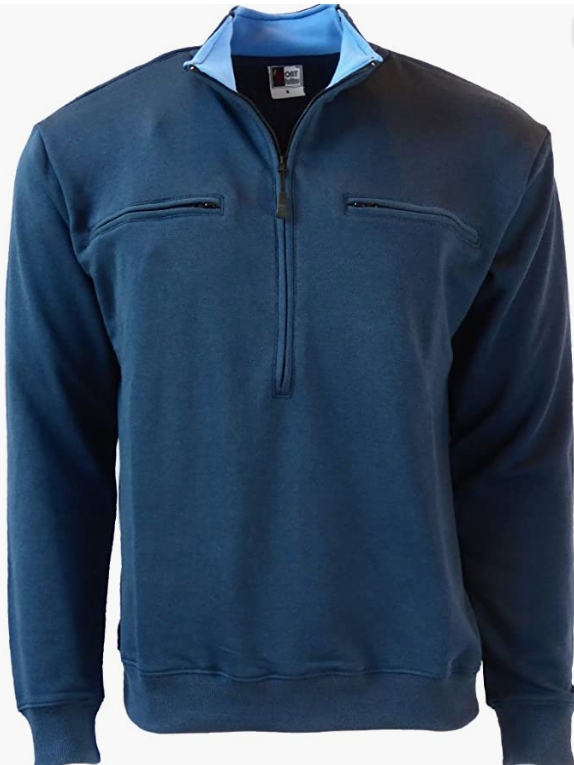 Best Men's Chemotherapy Shirts -For A Comfortable Experience - Men's Easy Port Access Chemo Pullover in French Terry
